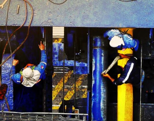 equipo-de-mantenimiento-industrial-electrico-y-mecanico-a-equipo-portuario