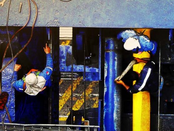 equipo-de-mantenimiento-industrial-electrico-y-mecanico-a-equipo-portuario